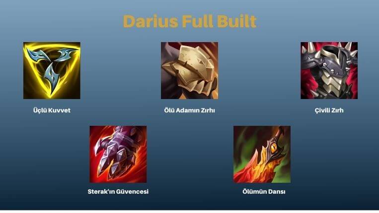 darius s11 item rehberi - full build