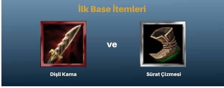 Darius İlk Base İtemleri